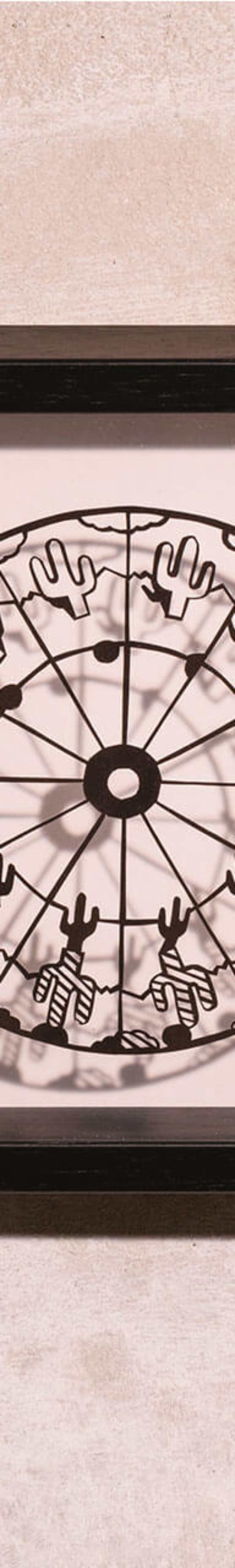 フェナキストスコープ　サボテンと影